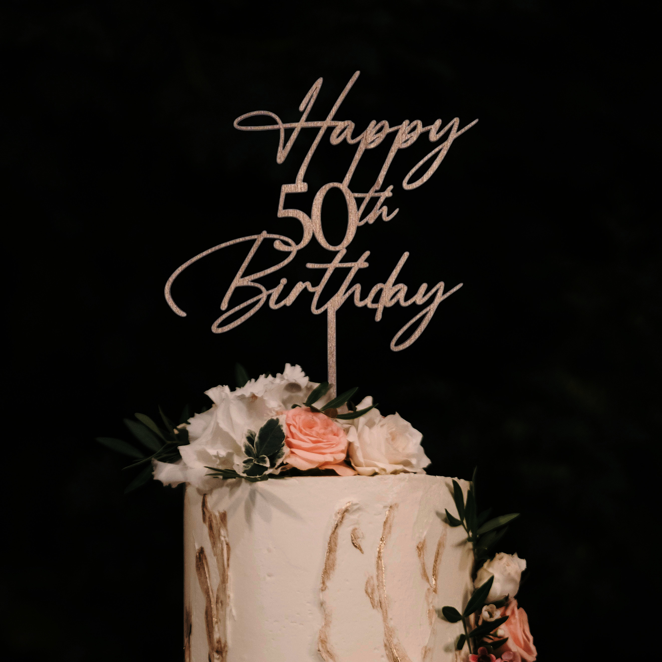 Tortni okras (cake topper) - Happy birthday