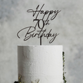 Tortni okras (cake topper) - Happy birthday