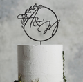 Tortni okras (cake topper) - A&B