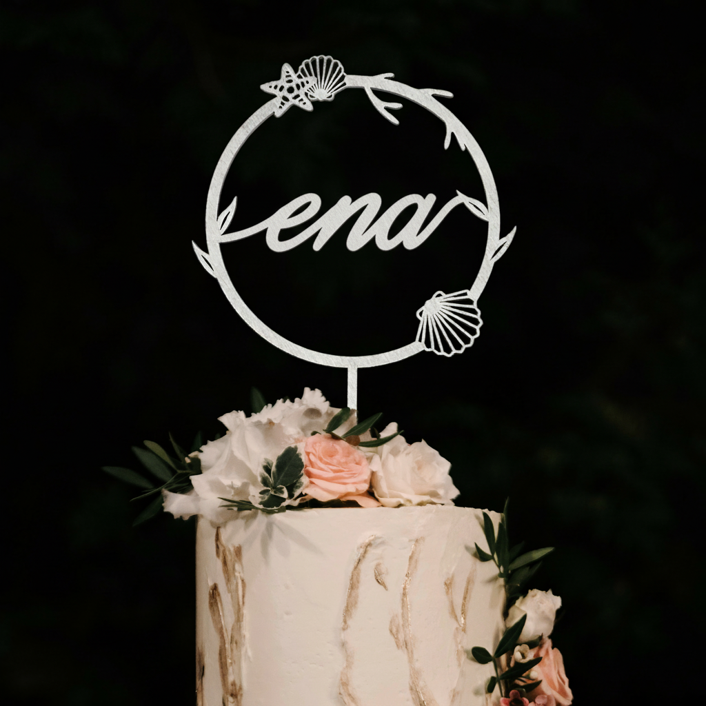 Tortni okras (cake topper) - Ena na plaži