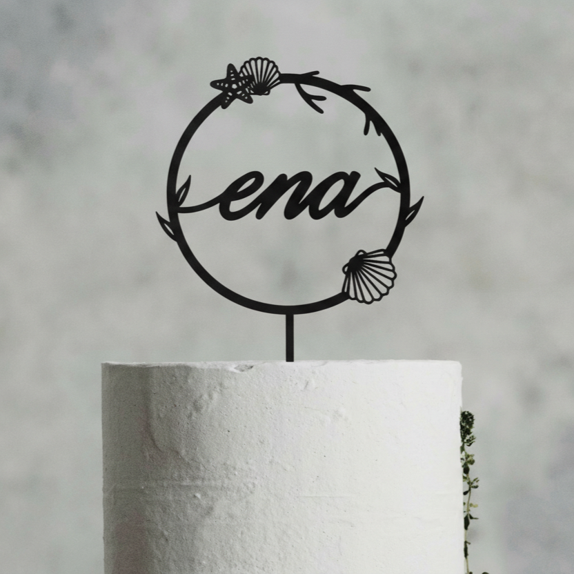 Tortni okras (cake topper) - Ena na plaži