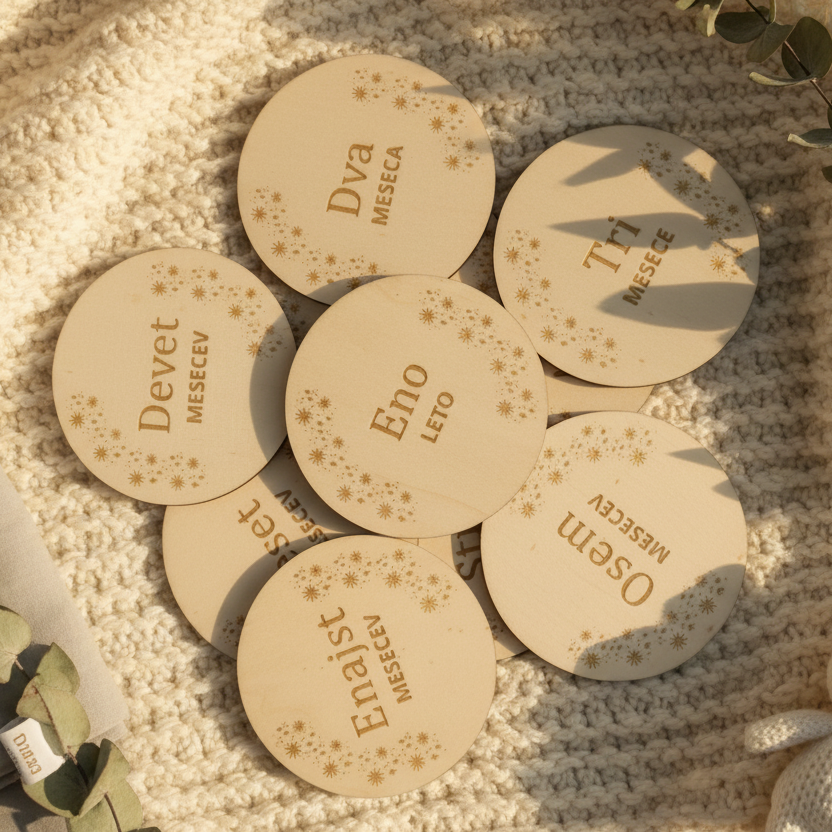 Leseni mesečni mejniki - Zvezdnato nebo