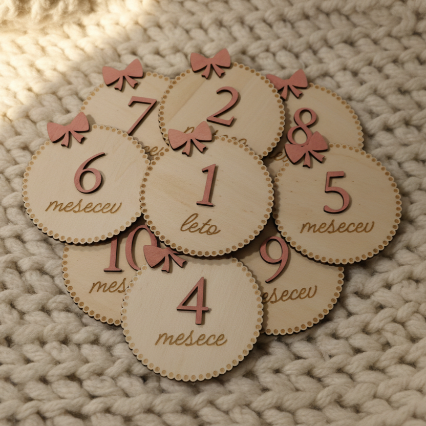 Leseni mesečni mejniki - Pentljica
