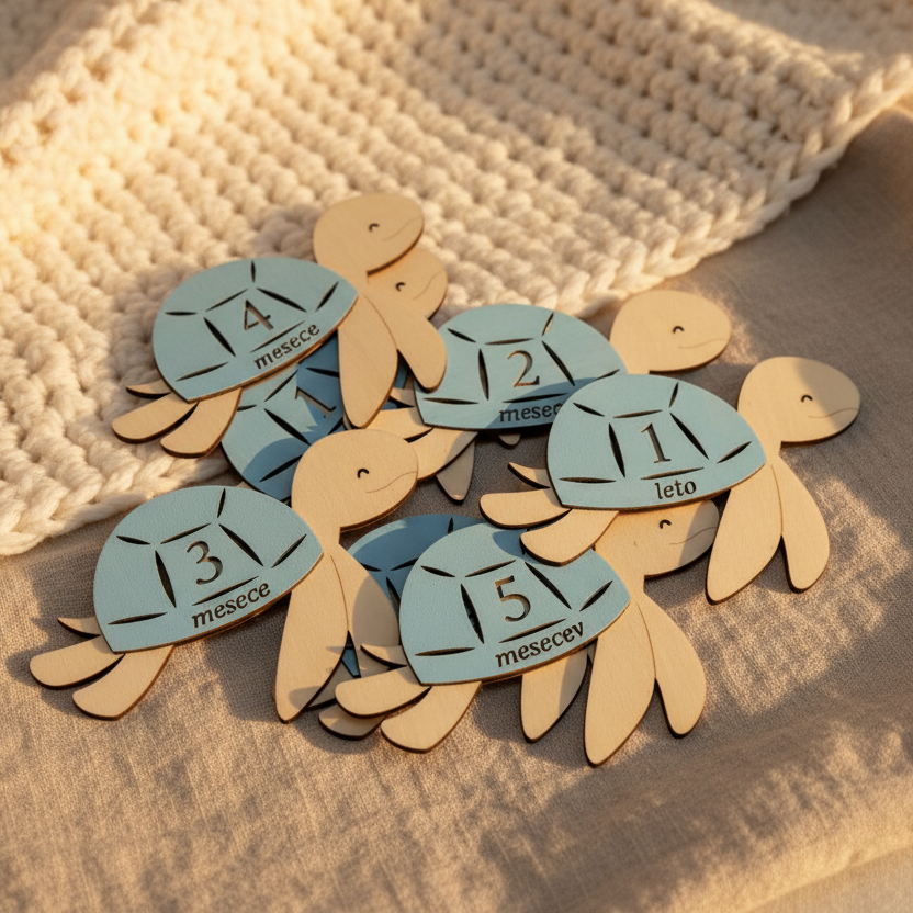 Leseni mesečni mejniki - Želvica