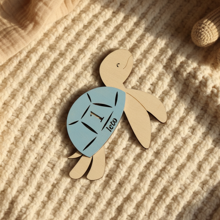 Leseni mesečni mejniki - Želvica